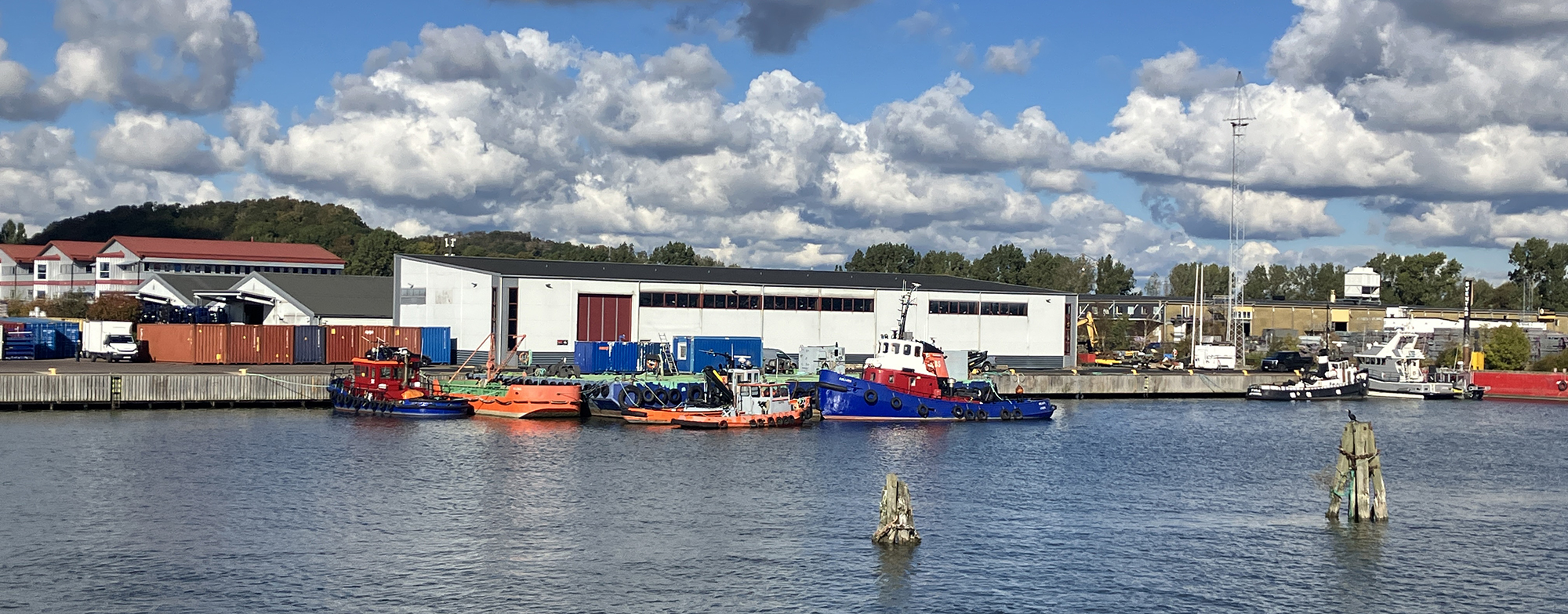 Sandinge's berth in Gothenburg.